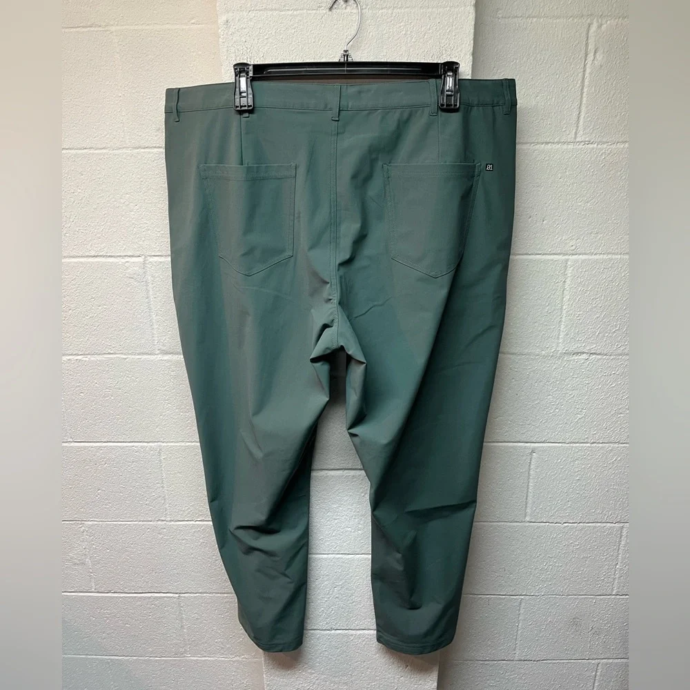 Men's Sage Green Chinos - Picture 4 of 7